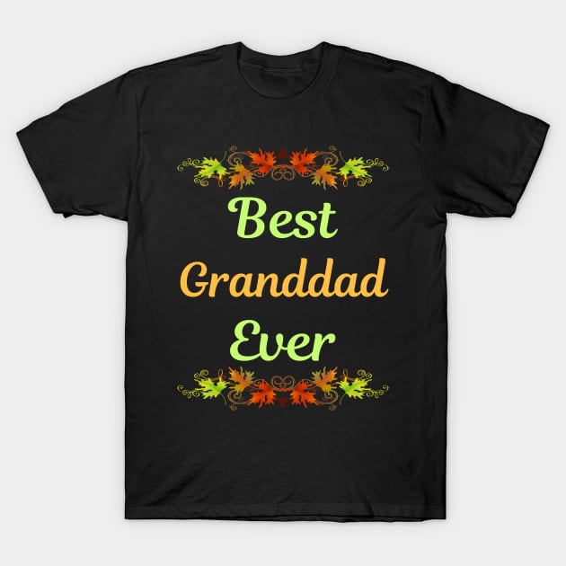 Family Leaf 2 Granddad T-Shirt by blakelan128